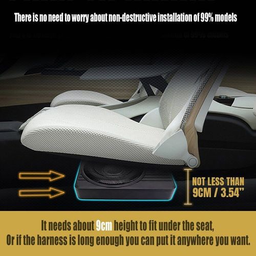 10'' 600W Active Underseat Car Bass Box Audio Subwoofer Sub Speaker Amplifier — image 15