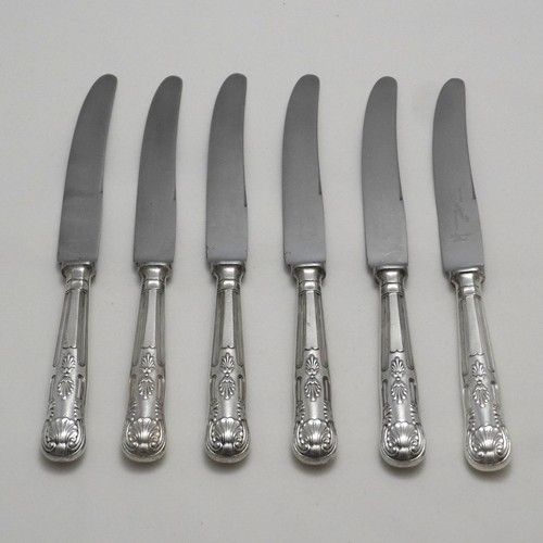 KINGS Design Roberts & Dore Silver Service Cutlery  Six Dinner / Table Knives