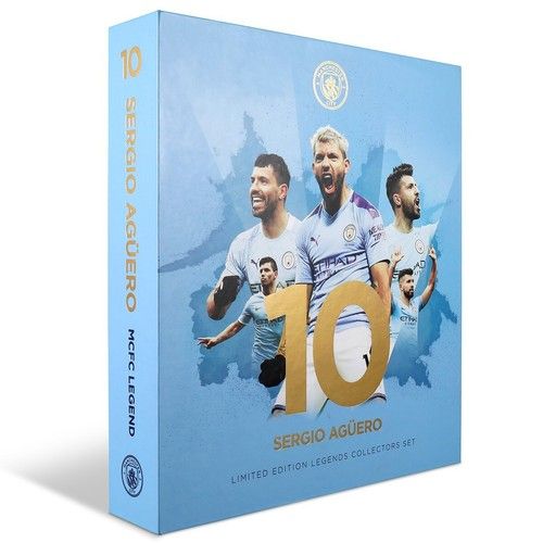 Hand Signed Sergio Agüero Collectors Edition