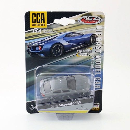 1:64 Maserati Ghibli Model Car Diecast Toy Cars Toys for Boys Kids Gifts Grey