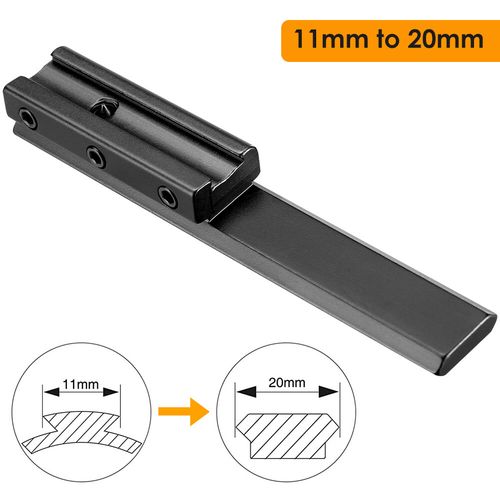 Scope Rail Adapter Mount 11mm to 20mm Dovetail Mount Base Picatinny Rail — image 13