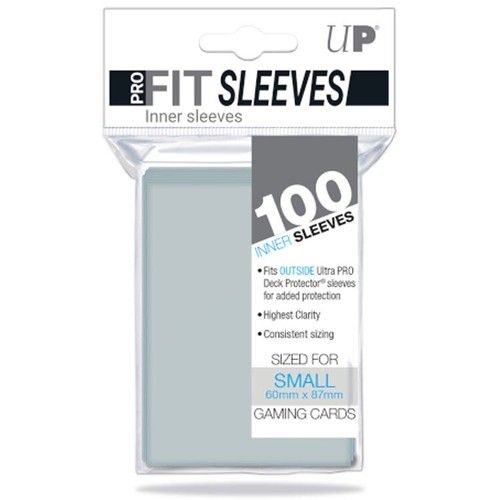 ULTRA PRO-fit INNER TRADING CARD SLEEVES SMALL/STANDARD DECK PROTECTORS YUGIOH
