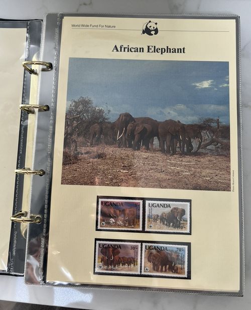 WWF World Wide Fund Conservation Nature Stamp Collection 1980s Folder — image 15
