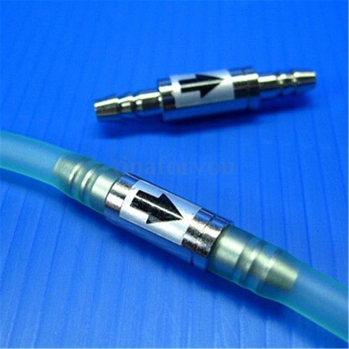Stainless Steel CO2 Non-Return Check Valve For Aquarium , Fish Tank 