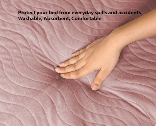 2 x Incontinence Washable Bed Pads With Tucks 85 x 90cm - Reusable (Twin pack) — image 7