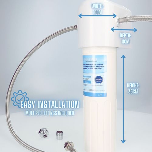 Undersink Water Filter System High Capacity 80K Litres Drinking Water Filtration — image 5