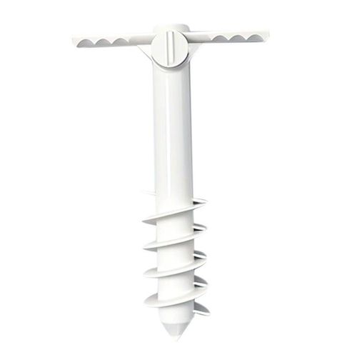 SCREW IN PARASOL ADJUSTABLE BASE HOLDER UMBRELLA GROUND SPIKE BEACH STAND BEST — image 4