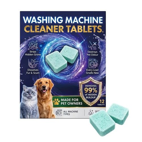 Prime Drum Washing Machine Cleaner Pro,12-Pack Deep Clean Drum & Remove Descaler — image 3