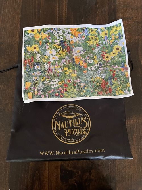 Nautilus Wooden Puzzle-Wildflower Tapestry  506 pcs by Bambi Papais — image 3