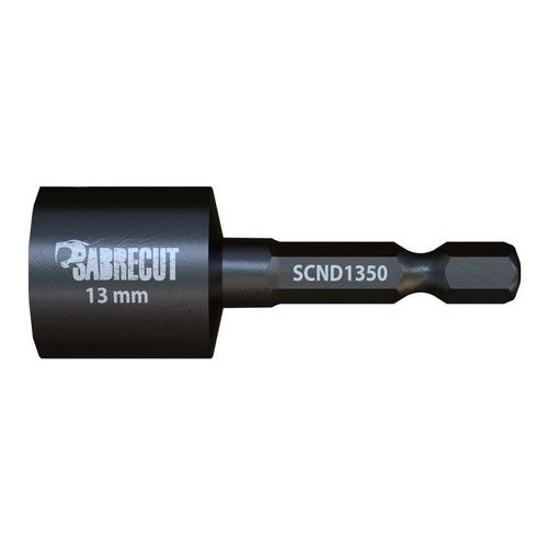 1 x 13mm - SabreCut Nut Driver Hex Head Impact Nut Runner / Socket Driver