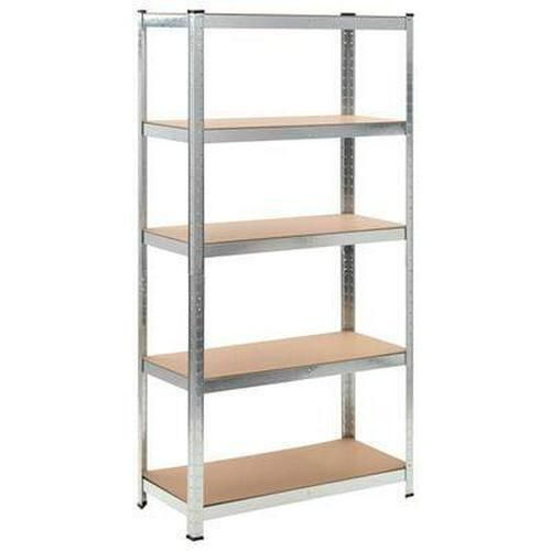 5 Tier Storage Rack Garage Racking Unit Shelving Business Tools Shelves 180 cm