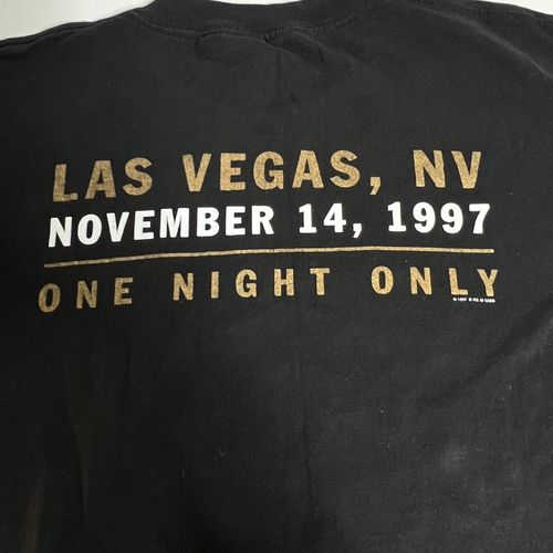 1997 THE BEE GEES vtg Rare Rock Concert 90s Las Vegas Tour T-Shirt Band Promo XL — image 8