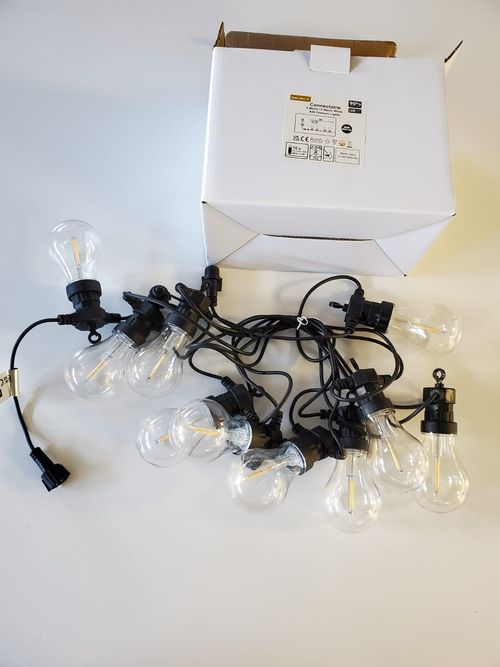 Low Voltage Connectable Festoon light, 5 Metre with 10 Warm White LED Lamps IP65 — image 4