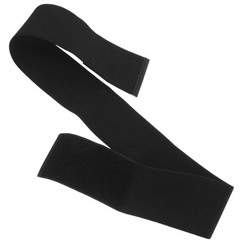 Black Wide Waist Belt for Women Stretch Elastic Durable Dress Belt with Bow Tie — image 3