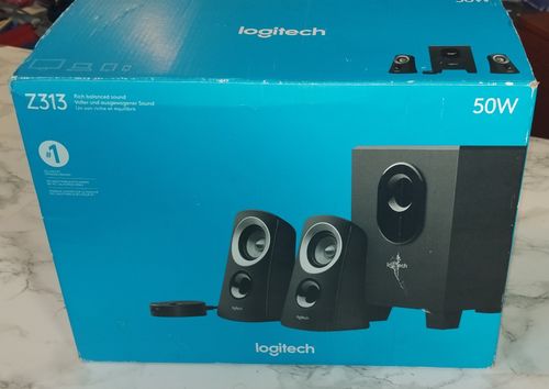 Logitech Z313 Speaker System with Subwoofer new in Box unused — image 1