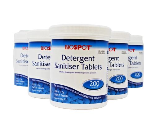 Biospot Detergent Sanitiser Tablets Pack of 6 x 200 *Exp 2019* — image 4