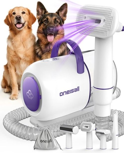 l Dog Grooming Kit with 12 Kpa Vacuum,Dog Vacuum Groomer