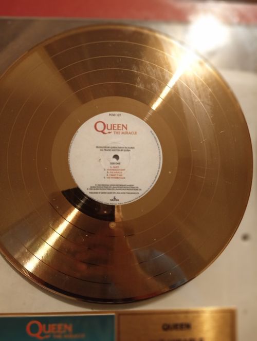 Queen The Miracle Limited Edition Gold Framed Presentation Disc COA BG-301-056 — image 6