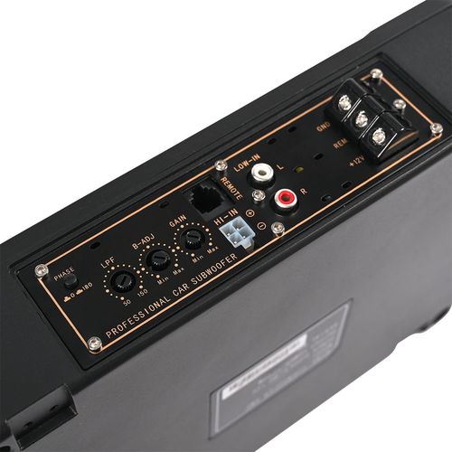 1200W Aluminum Active Car Bass Box Audio Subwoofer Speaker Amplifier Under Seat — image 15