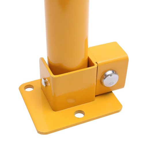  Car Parking Space Lock Bollard Yellow & Black 600mm — image 6