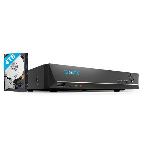 Reolink 16CH PoE NVR Network Video Recorder for Security Camera System 4TB AI