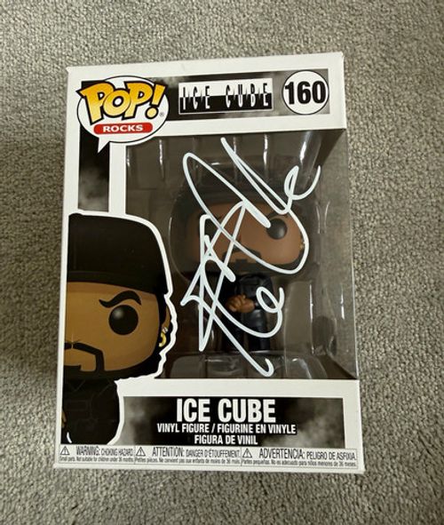 Ice cube signed Ice Cube Funko Pop Vinyl Pop Rocks SWAU COA