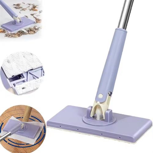Automatic Cloth Changing Mop Mini Hands-Free Mop Compatible Face Towel Home — image 10