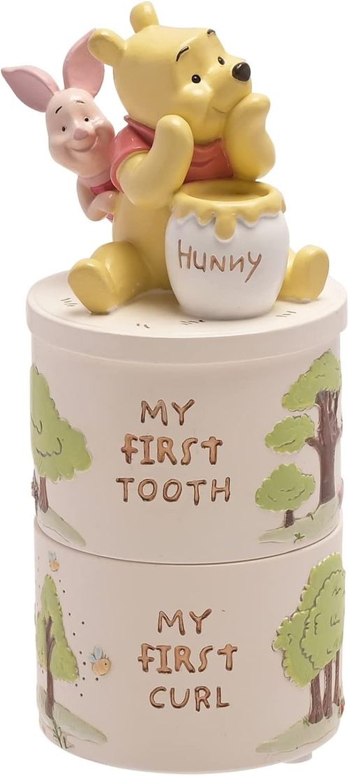 Tooth & Curl Trinket Box Set Disney Magical Beginnings Winnie The Pooh Piglet — image 3