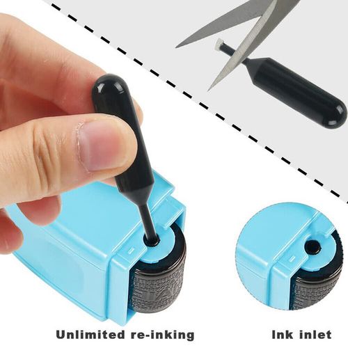 4Pcs/Set ID Theft Protection Stamp Security Data Defender Protect Privacy Roller — image 11