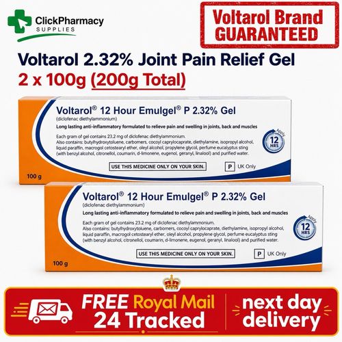 Voltarol 2.32% Joint Pain Relief Gel 2 x 100g (200g) | FREE NEXT DAY DELIVERY | — image 2
