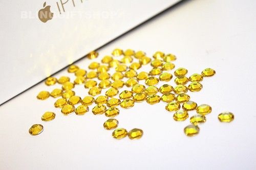5000/10000 RESIN FLAT BACK RHINESTONES DIAMANTE CLEAR NAIL ART CRAFT GEMS 2-6mm