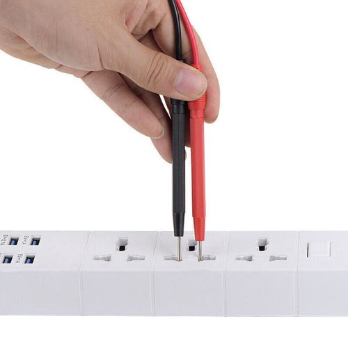 Digital Multimeter Probe Test Lead Kits Cable Alligator Clip Needle Tip 16x — image 11