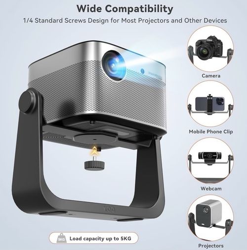KDD Desktop Projector Mount - Ceiling Mount Projector with 360°Adjustable — image 4