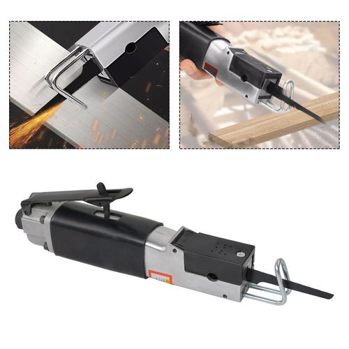 Air Body Hacksaw Cut Off Saw Cutting Metal Tool Pneumatic Reciprocating 4 Blades — image 9