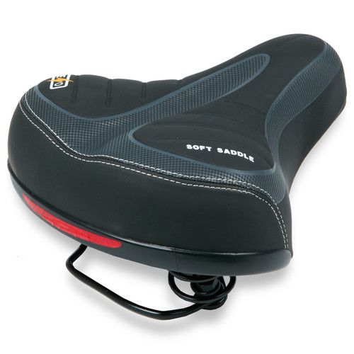 WIDE EXTRA COMFY BIKE BICYCLE CRUISER COMFORT SPORTY SOFT PAD SADDLE SEAT DOT UK