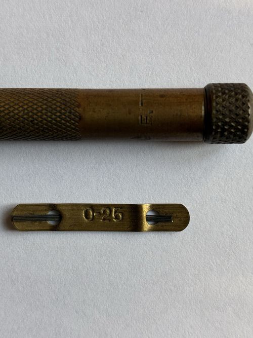 Vintage Brass Tool Pin Vice Hand Tool with Fine Gauge Needles Made In England — image 4