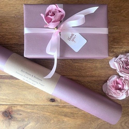 Birthday Wrapping Paper KRAFT Eco Friendly Gift Wrap Bulk Sheet Roll Christmas