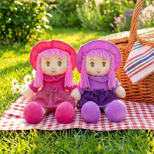 Soft Rag Baby Doll 35cm Cuddly Toy First Doll for Girls Boys 10m+ Gift BiBi Doll — image 4