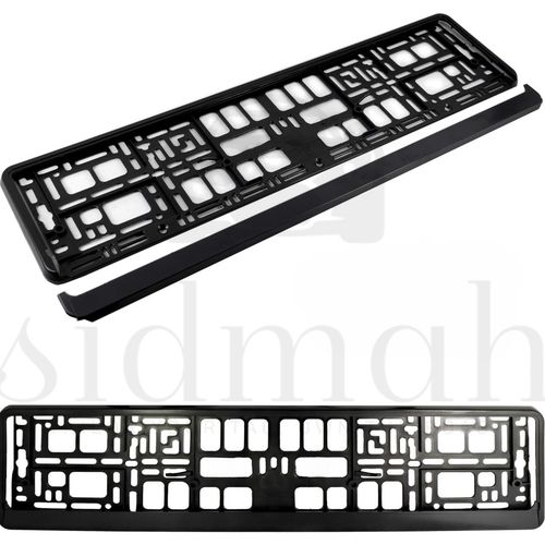 Pair of Premium Number Plate Holders | Front & Rear Frames | Stylish Matte Black — image 8