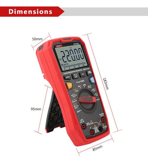 UNI-T TRUE RMS Digital Multimeter AC DC Amp Voltmeter LPF Cap Freq Tester UT61E+ — image 9