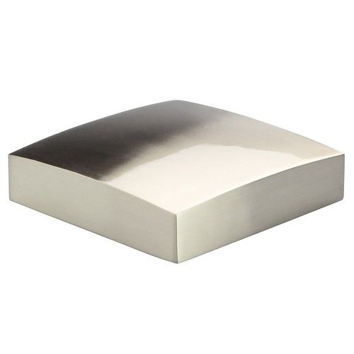 Nickel Flat Newel Post Cap for 90mm Newel, Full & Half Cap