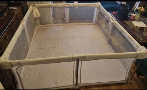 Sweeby Baby Playpen, 180x 200 cm Foldable Play Yard with Door — image 6