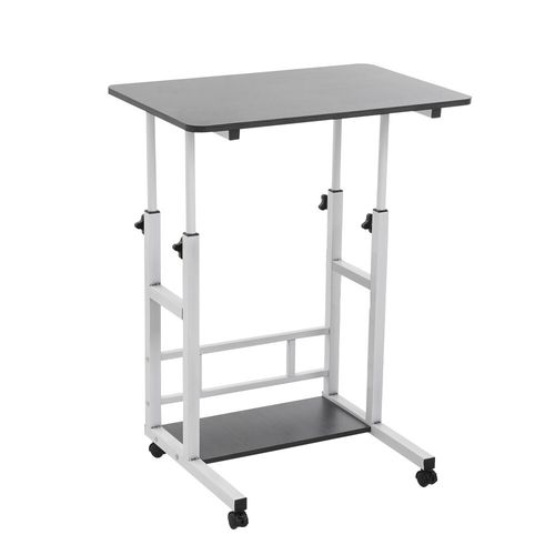 Rolling Notebook Computer Desk Height Adjustable Overbed Sofa Table Laptop Tray — image 5