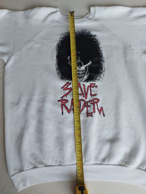 Rare Vintage 1980s Slave Raider Graphic Print  Long Sleeve Sweatshirt. XL. — image 5