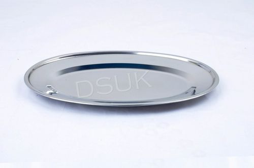 Oval Platter Stainless Steel Oval Tray Plate Meat Platter Serving Dish 20-60cm — image 1