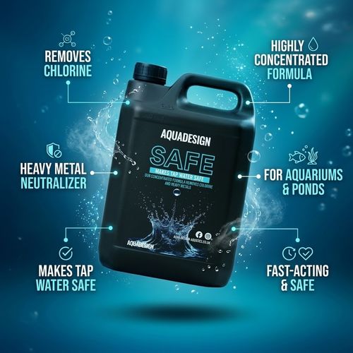 AquaDesign SAFE 5000ml Aquarium Fish Tank Tap Dechlorinator - TREATS 125,000L — image 3