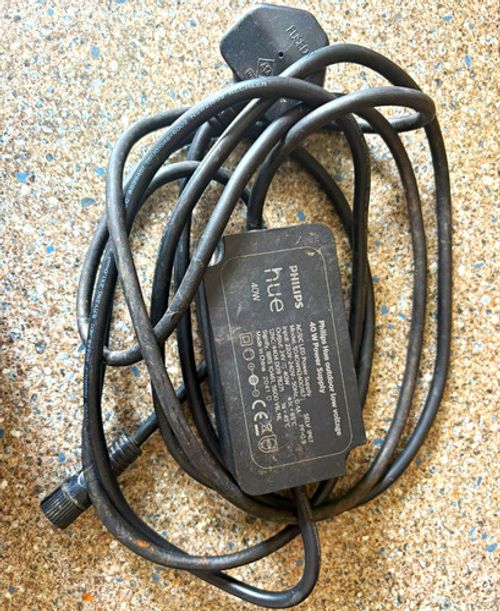 Philips Hue Outdoor Low Voltage Power Supply 40W 24V Black IP67