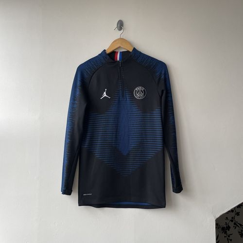 PSG Football Training Shirt 2019 Jordan Vaporknit Drill Top 1/4 Zip Jumper — image 1