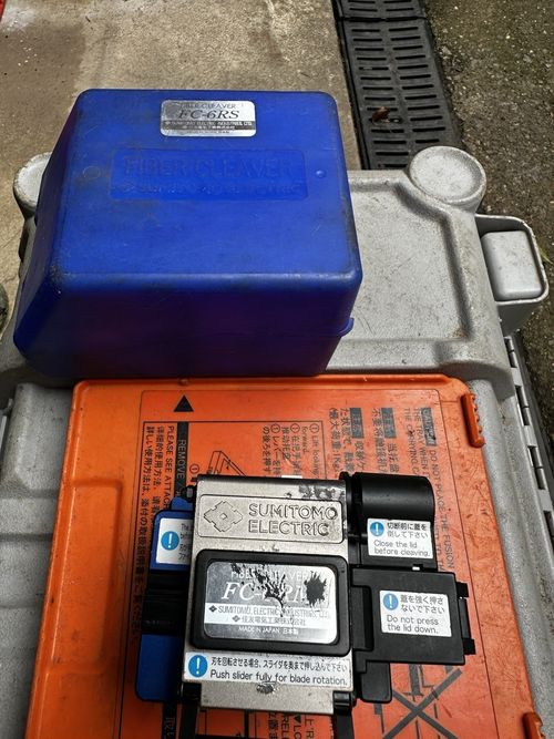 Sumitomo Electric TYPE-72C+ HD Core Aligning Fusion Splicer Kit Cleaver Case — image 5