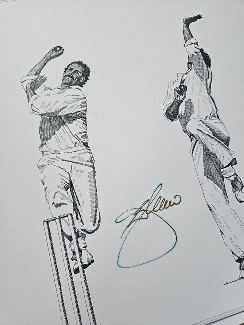 Dennis Lillee Australia -  signed Prints — image 3